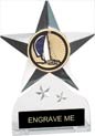Krystal Clear Acrylic Star Ice Award w/ Insert
