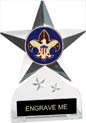 Krystal Clear Acrylic Star Ice Award w/ Insert