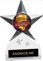 Krystal Clear Acrylic Star Ice Award w/ Insert