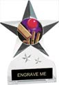 Krystal Clear Acrylic Star Ice Award w/ Insert