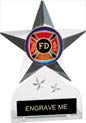 Krystal Clear Acrylic Star Ice Award w/ Insert