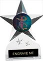 Krystal Clear Acrylic Star Ice Award w/ Insert
