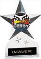 Krystal Clear Acrylic Star Ice Award w/ Insert