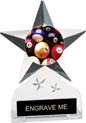 Krystal Clear Acrylic Star Ice Award w/ Insert