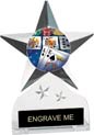 Krystal Clear Acrylic Star Ice Award w/ Insert