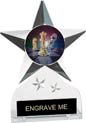 Krystal Clear Acrylic Star Ice Award w/ Insert