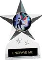 Krystal Clear Acrylic Star Ice Award w/ Insert
