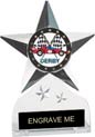 Krystal Clear Acrylic Star Ice Award w/ Insert
