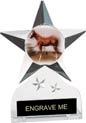 Krystal Clear Acrylic Star Ice Award w/ Insert