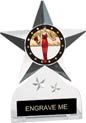 Krystal Clear Acrylic Star Ice Award w/ Insert