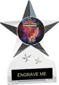 Krystal Clear Acrylic Star Ice Award w/ Insert