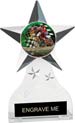 Krystal Clear Acrylic Star Ice Award w/ Insert