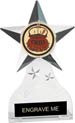 Krystal Clear Acrylic Star Ice Award w/ Insert