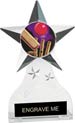 Krystal Clear Acrylic Star Ice Award w/ Insert