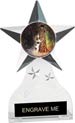 Krystal Clear Acrylic Star Ice Award w/ Insert