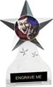 Krystal Clear Acrylic Star Ice Award w/ Insert