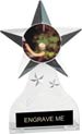 Krystal Clear Acrylic Star Ice Award w/ Insert