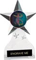 Krystal Clear Acrylic Star Ice Award w/ Insert