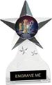 Krystal Clear Acrylic Star Ice Award w/ Insert