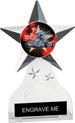 Krystal Clear Acrylic Star Ice Award w/ Insert