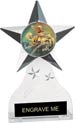 Krystal Clear Acrylic Star Ice Award w/ Insert