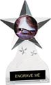 Krystal Clear Acrylic Star Ice Award w/ Insert