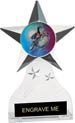 Krystal Clear Acrylic Star Ice Award w/ Insert