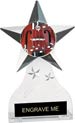 Krystal Clear Acrylic Star Ice Award w/ Insert