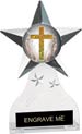 Krystal Clear Acrylic Star Ice Award w/ Insert
