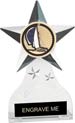 Krystal Clear Acrylic Star Ice Award w/ Insert