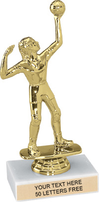 Trophy: Figure on marble base