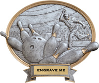 Bowling Sport Legend Ovals - Male [8 x 8.5 inch] large