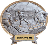 Hockey Sport Legend Ovals [6 x 6.5 inch] mini