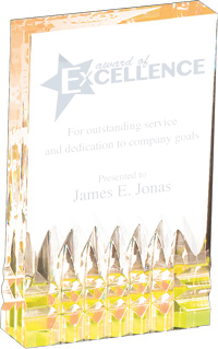 Reflective Base Acrylic Awards