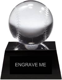 Baseball Crystal Sport Ball [3.5 inch]