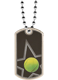 Tennis Dog Tag [2 inch]