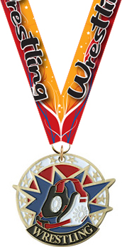 Wrestling USA Sport Medal [2 inch]