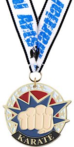 Karate USA Sport Medal [2 inch]