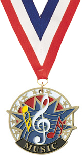 Music Medal USA Sport Medal [2 inch]