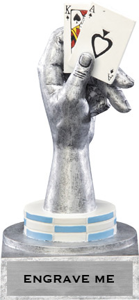 Poker Texas Hold 'em Resin Trophy [6 inch]