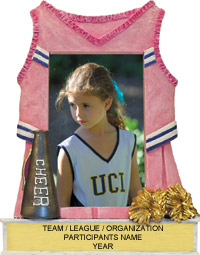 Cheer Jersey Painted Resin Photo Frame [7 x 5 inch]