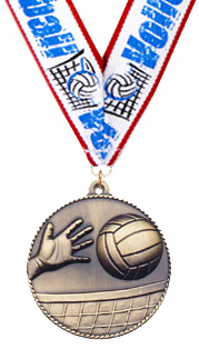 Volleyball Medal [2 inch]