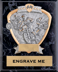 Motorcross Sport Legend Shield Plaque [9 x 12]