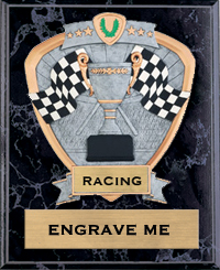 Racing Sport Legend Shield Plaque [9 x 12]