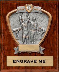 Wrestling Sport Legend Shield Plaque [9 x 12]