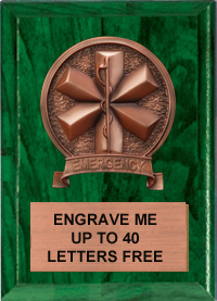 EMT Bronze Resin Plaque [5 x 7 inch]