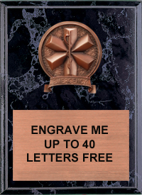EMT Bronze Resin Plaque [8 x 10 inch]