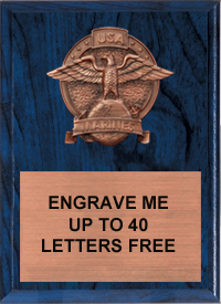 Marines Bronze Resin Plaque [8 x 10 inch]