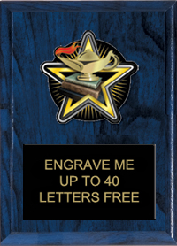 Knowledge Color Star Plaque [5 x 7 inch]