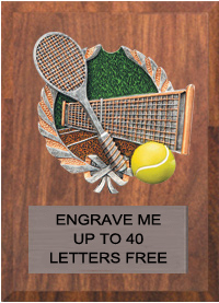 Tennis Millennium Plaque [5 x 7]